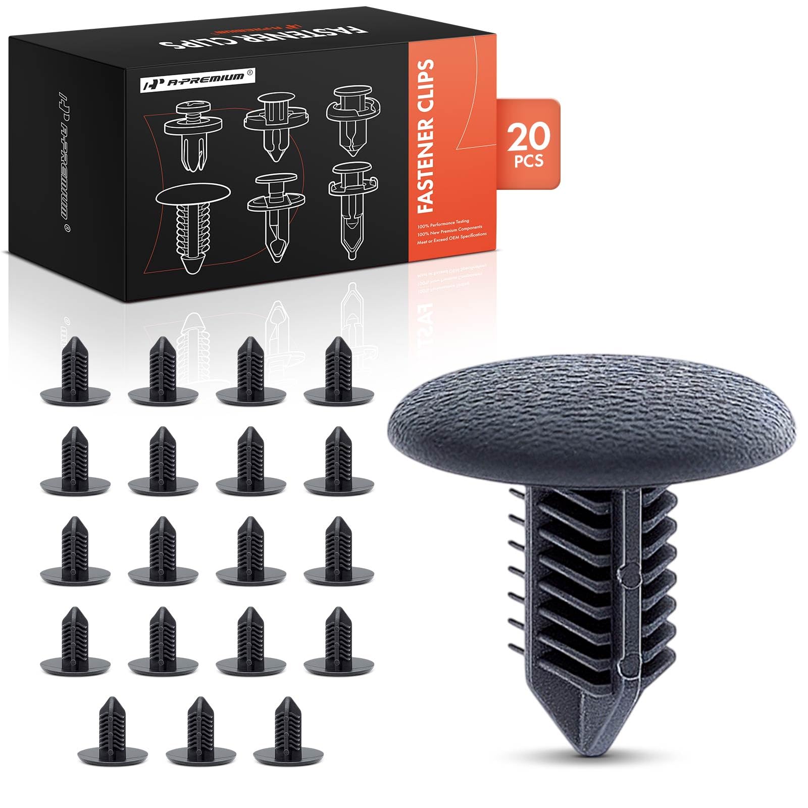 Amazon.com: A-Premium 20PCS Trim Panel Rivets Retainer Clips